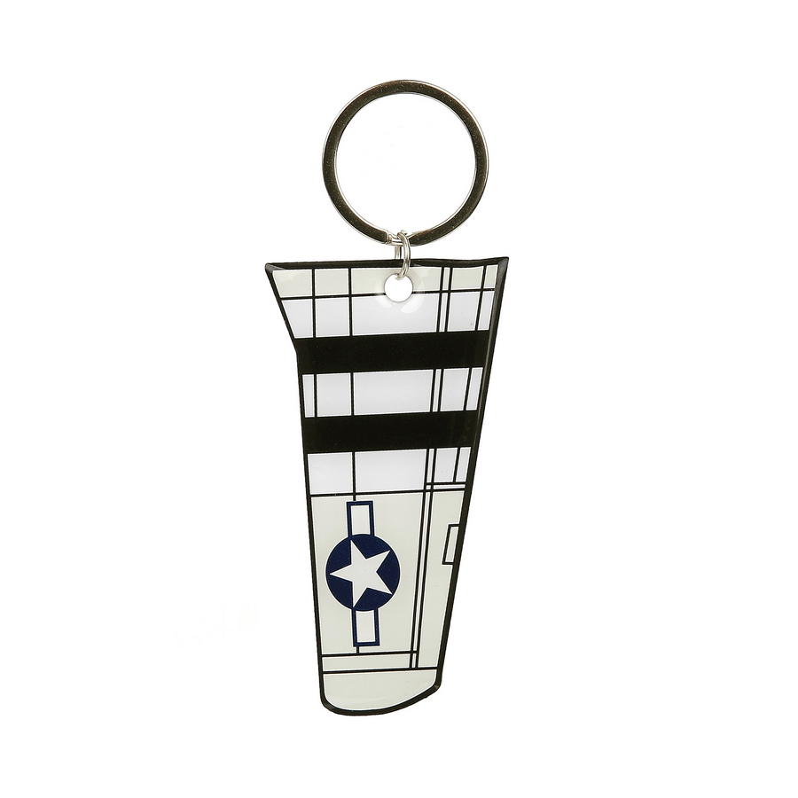 Key ring P-51 Mustang aluminium wing WW2 Key ring P-51 Mustang aluminium wing WW2