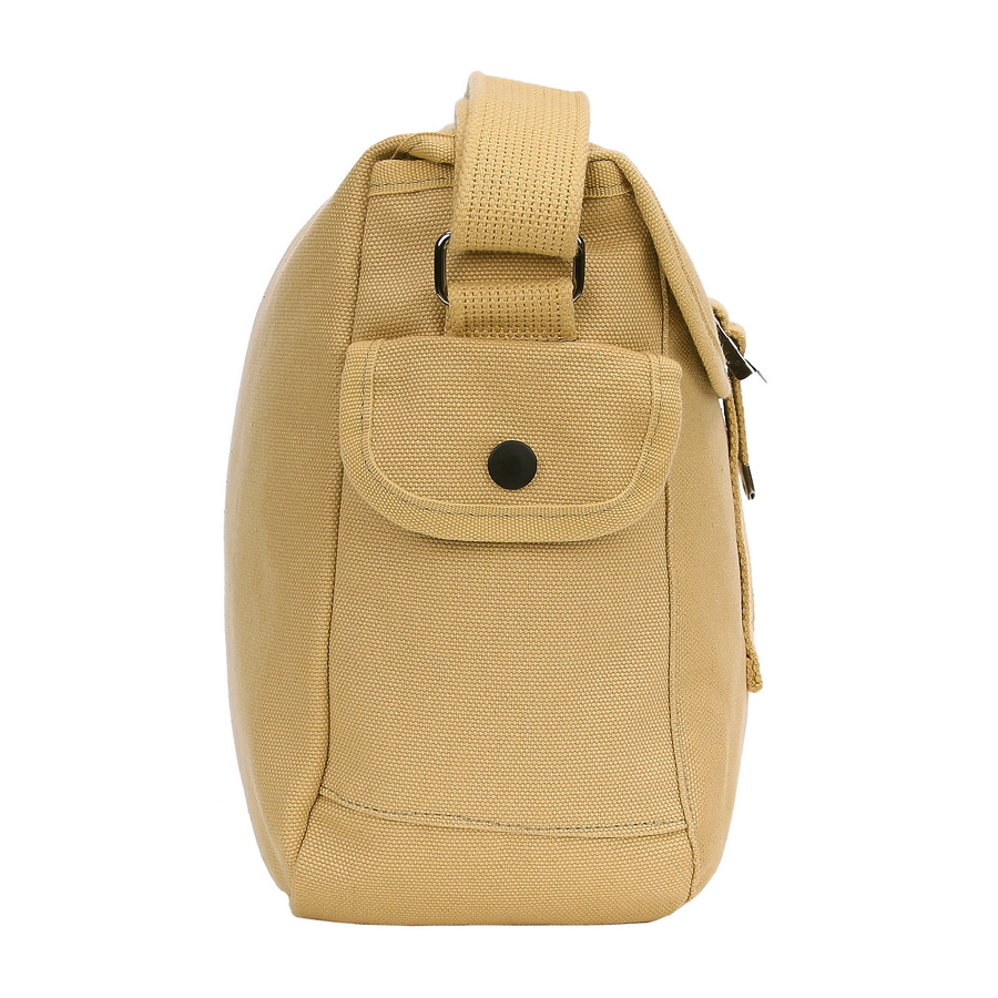 Canvas shoulder bag WW2 vintage 82nd Airborne M1936 musette bag 32X12X24 cm 10L