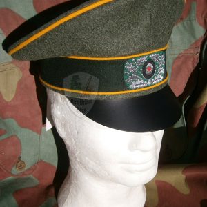 German Crusher cap schirmmutze Heer Offizierfeldmutze Alterer Art Kavalrie