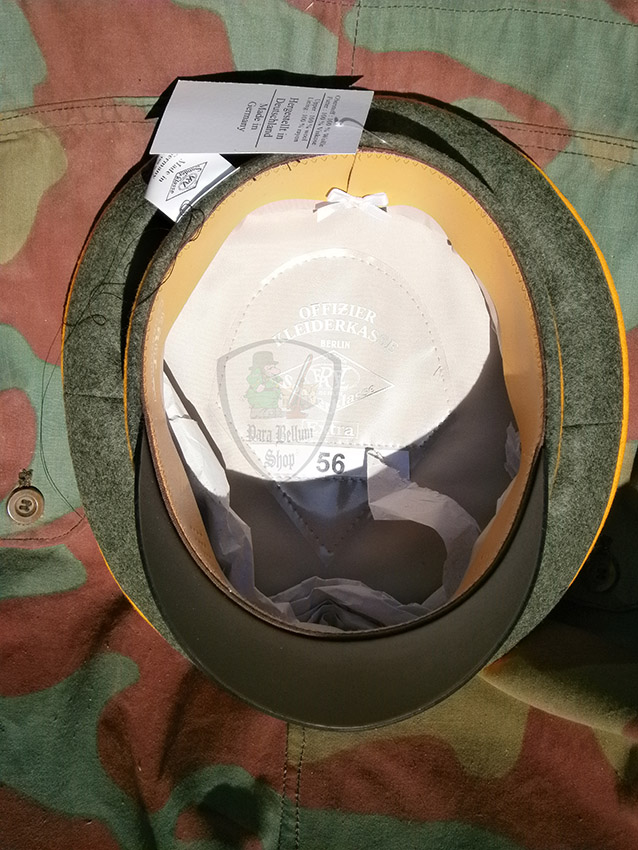 German Crusher cap schirmmutze Heer Offizierfeldmutze Alterer Art Kavalrie
