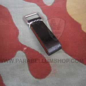 Black leather belt loop