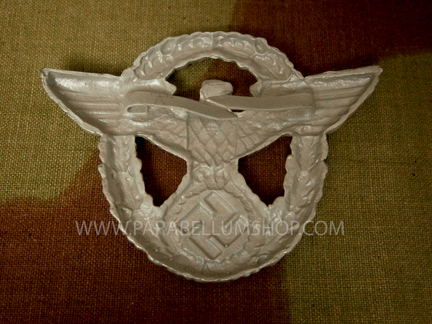 German aluminium Ordnungspolizei cap eagle