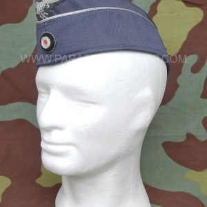 German WW2 Luftwaffe officer gabardine side cap overseas - by Erel Robert Lubstein