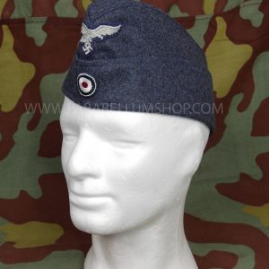 German Air Force grey/blu wool side cap Luftwaffe enlisted and NCO by Erel Robert Lubstein