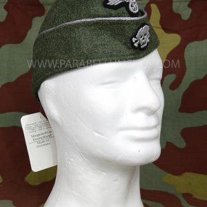 German WW2 Waffen SS M40 officer side cap field grey wool - Erel by Robert Lubstein
