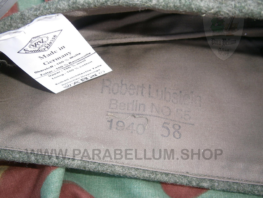 German WW2 Side cap M38 Heer Erel (feldmutze M38)