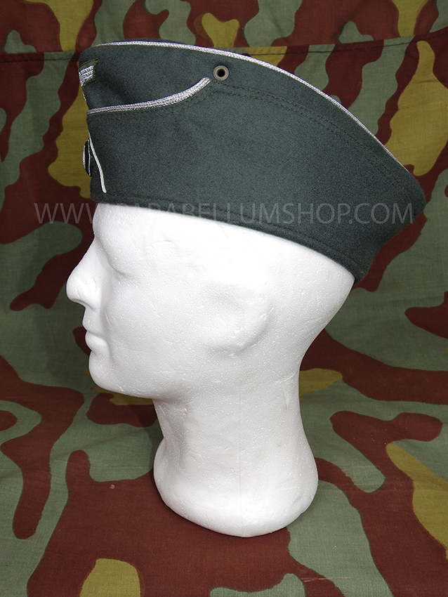 GERMAN WW2 ARMY OFFICER M38 WOOL SIDE CAP BY EREL - ROBERT LUBSTEIN - MUSEUM QUALITY