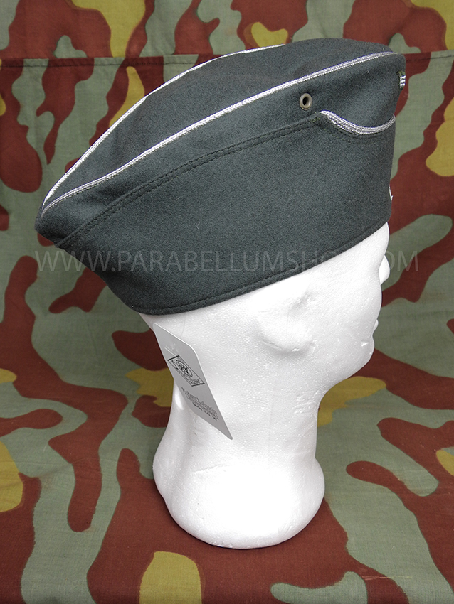 GERMAN WW2 ARMY OFFICER M38 WOOL SIDE CAP BY EREL - ROBERT LUBSTEIN - MUSEUM QUALITY