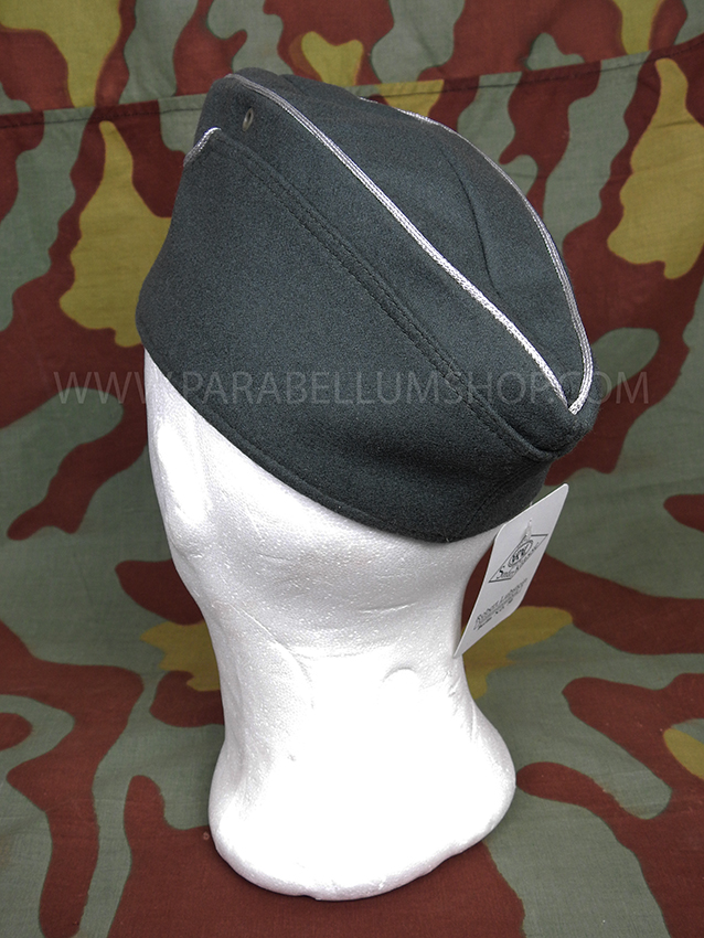 GERMAN WW2 ARMY OFFICER M38 WOOL SIDE CAP BY EREL - ROBERT LUBSTEIN - MUSEUM QUALITY
