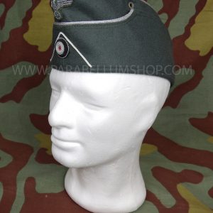 GERMAN WW2 ARMY OFFICER M38 WOOL SIDE CAP BY EREL - ROBERT LUBSTEIN - MUSEUM QUALITY