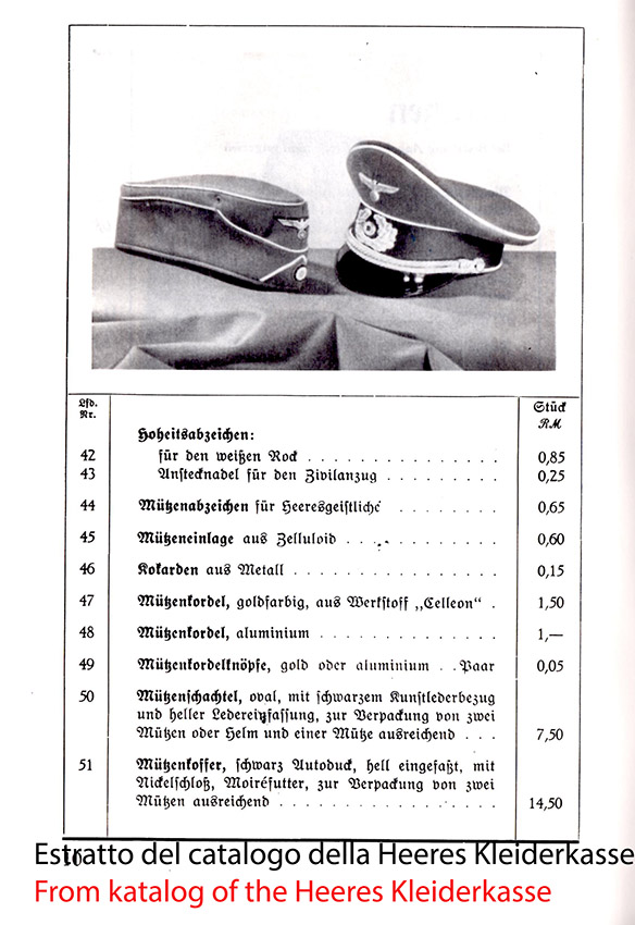 Officer Side cap M38 Heer Erel (offizier feldmutze M38) Officer Side cap M38 Heer Erel (offizier feldmutze M38)