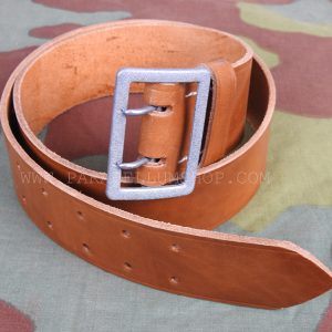 GERMAN OFFICER BROWN LEATHER BELT - MADE IN GERMANY
