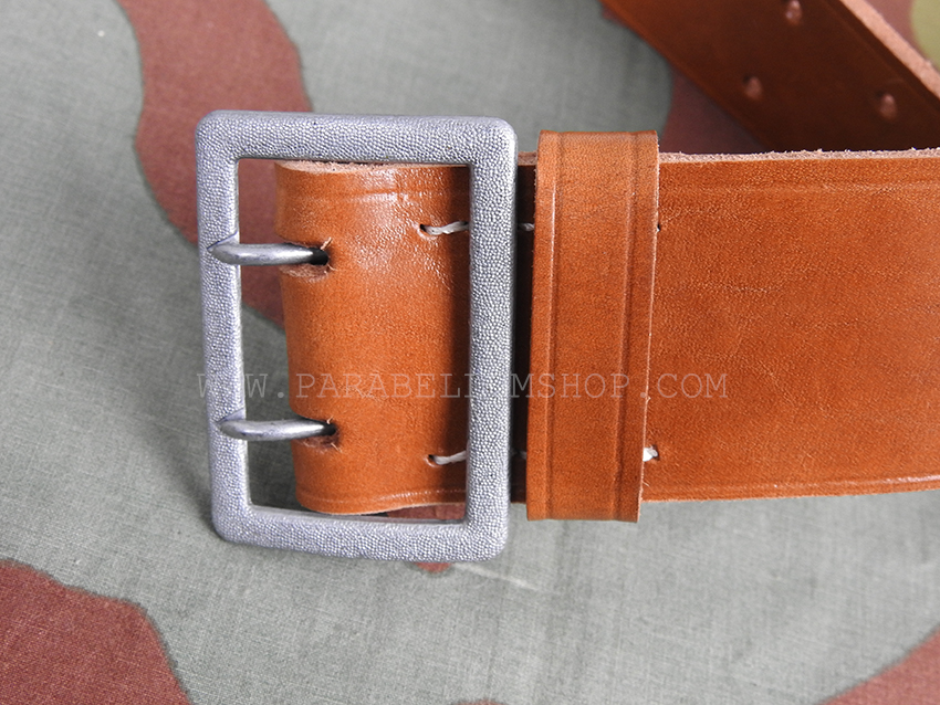 GERMAN OFFICER BROWN LEATHER BELT - MADE IN GERMANY