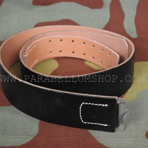 German WW2 black leather belt from original