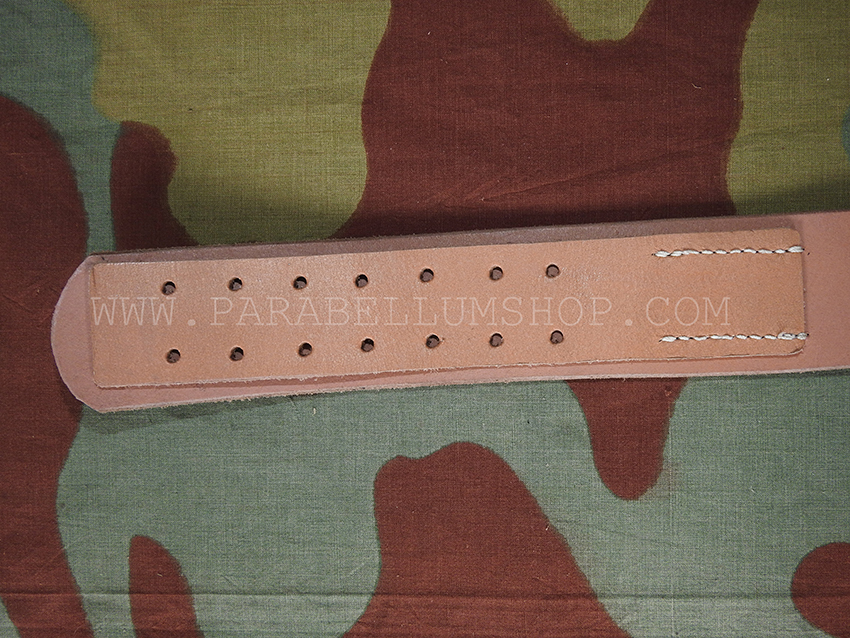 German WW2 black leather belt from original