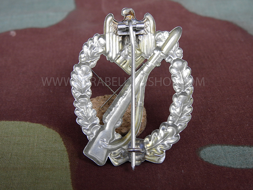 Infantry Assault Badge in German silver - Infanterie Sturmabzeichen in Silber