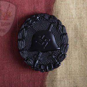Spanish Wound Badge Black Verwundetenabzeichen in Schwarz