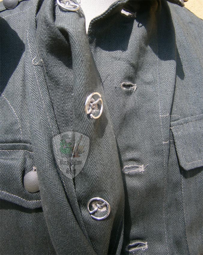 Drillich jacket M42 HBT summer German uniform with insignia Waffen SS Drillich jacket M42 HBT summer German uniform with insignia Waffen SS