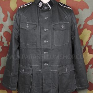 Drillich jacket M42 HBT summer German uniform with insignia Waffen SS