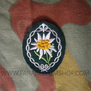 M36 Edelweiss Gebrigsjager on dark green