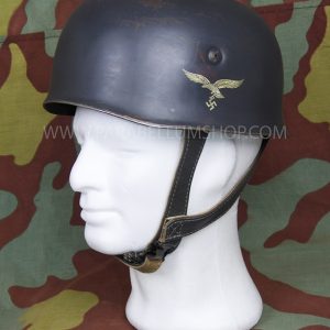 German WW2 paratrooper M38 helmet - Fallschirmjager - Aged