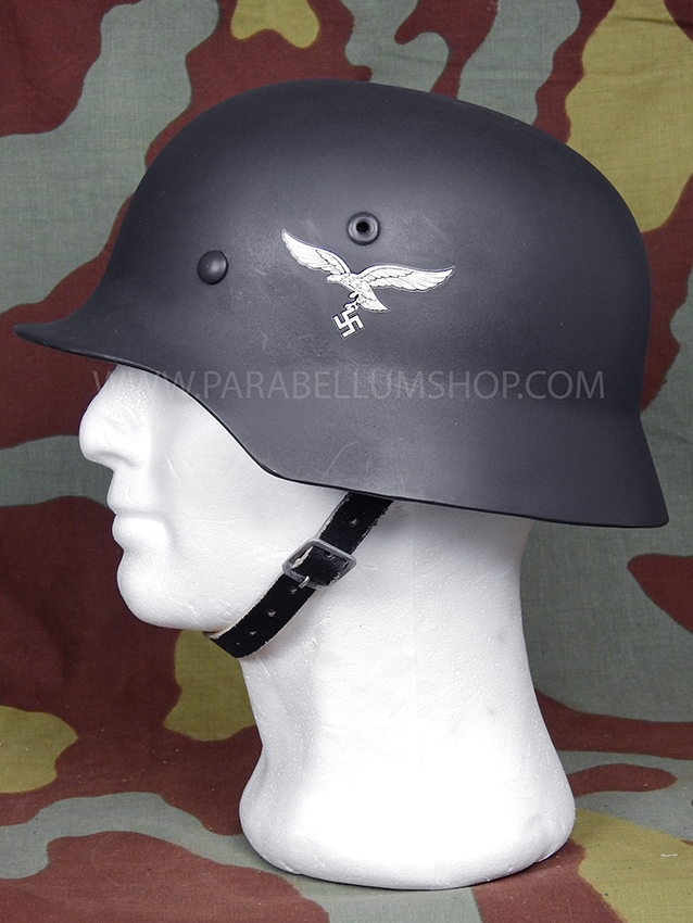 German WW2 Luftwaffe ET M40 helmet with decal - Stahlhelm M40