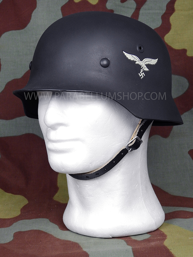 German WW2 Luftwaffe ET M40 helmet with decal - Stahlhelm M40 German WW2 Luftwaffe ET M40 helmet with decal - Stahlhelm M40