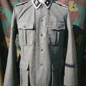 German WW2 Waffen SS NCO Field tunic M40 with insignia