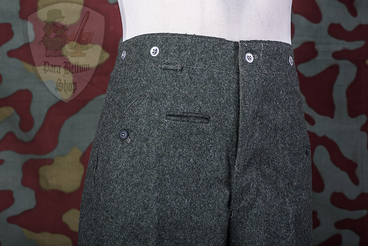 German WW2 wool field grey trousers M40 - feldhose M40