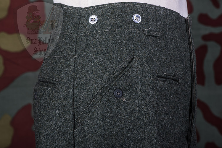 German WW2 wool field grey trousers M40 - feldhose M40