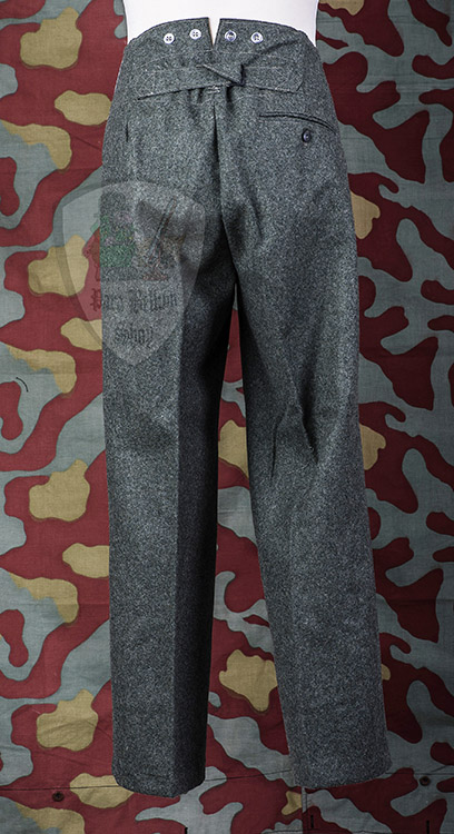 German WW2 wool field grey trousers M40 - feldhose M40