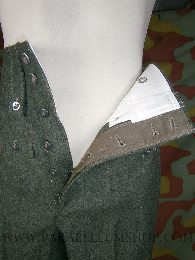 German WW2 M43 field grey wool trousers