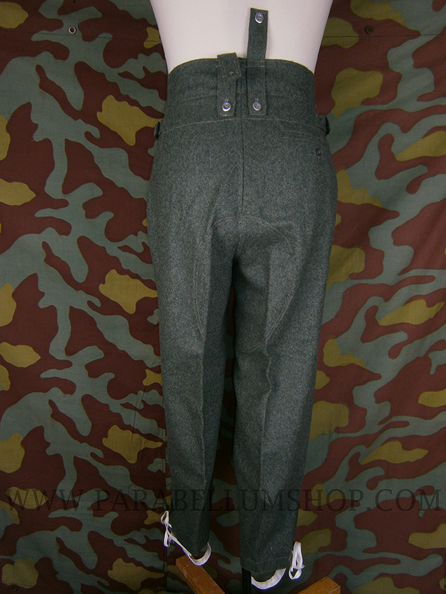 German WW2 M43 field grey wool trousers