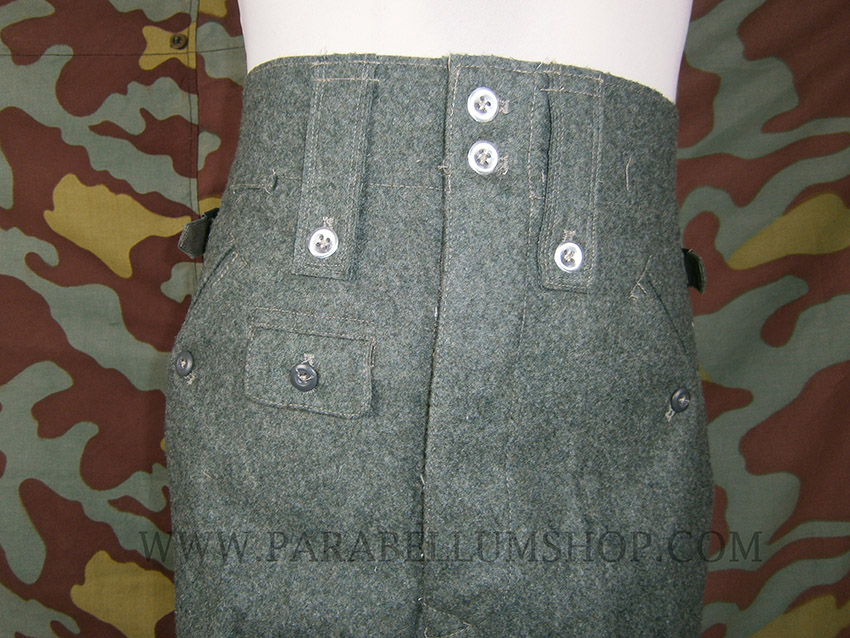 German WW2 M43 field grey wool trousers