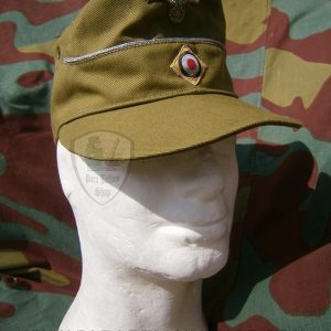 German WW2 tropical M41 officer field cap Wehrmacht - Erel by Robert Lubstein