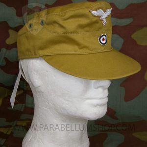 German WW2 tropical M41 field cap Luftwaffe - Erel by Robert Lubstein