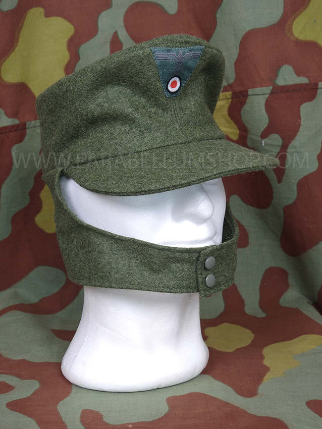 German WW2 M43 wool field grey cap Heer - Erel by Robert Lubstein