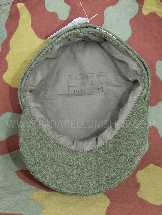 German WW2 M43 wool field grey cap Heer - Erel by Robert Lubstein