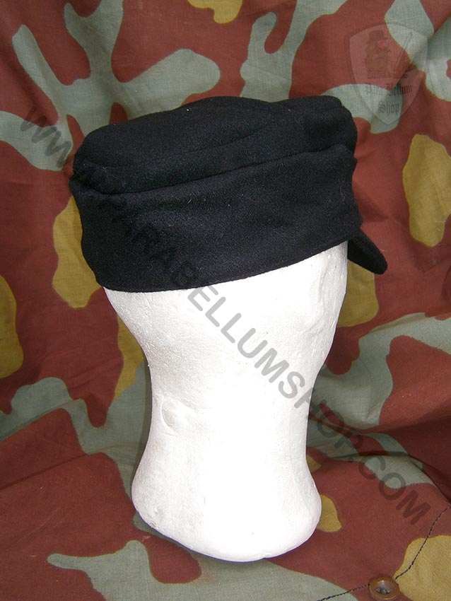 German WW2 M43 field cap black wool - panzer feldmutze einheitsfeldmutze