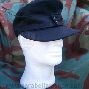 German WW2 black wool M43 fiel cap tank unit panzer by Robert Lubstein - Erel