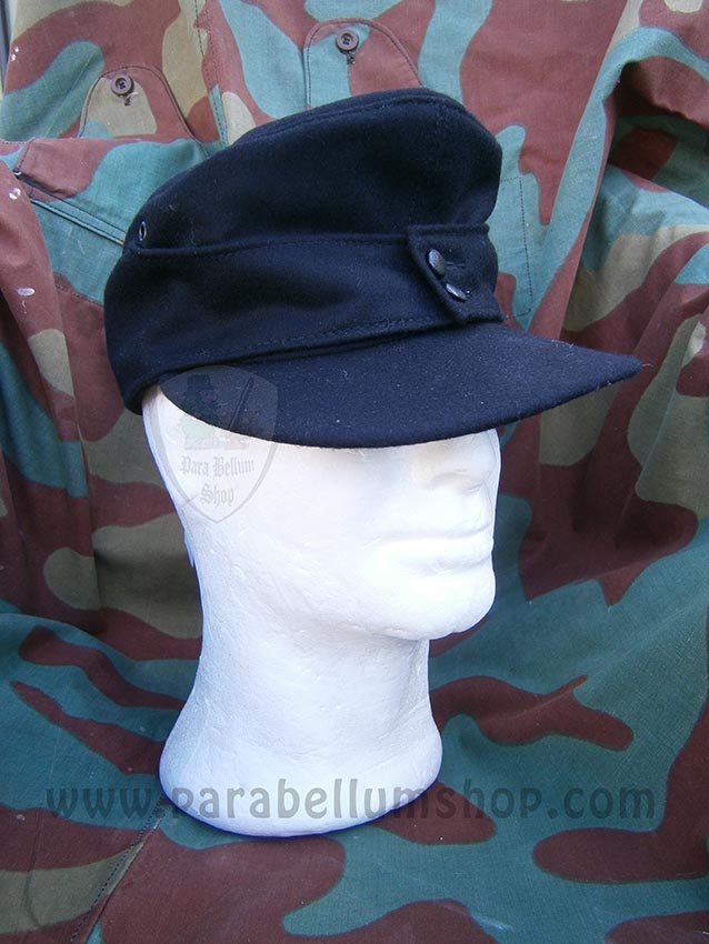 German WW2 black wool M43 fiel cap tank unit panzer by Robert Lubstein - Erel German WW2 black wool M43 fiel cap tank unit panzer by Robert Lubstein - Erel