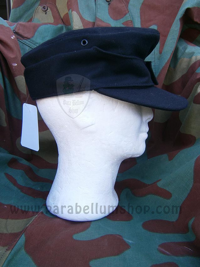 German WW2 black wool M43 fiel cap tank unit panzer by Robert Lubstein - Erel