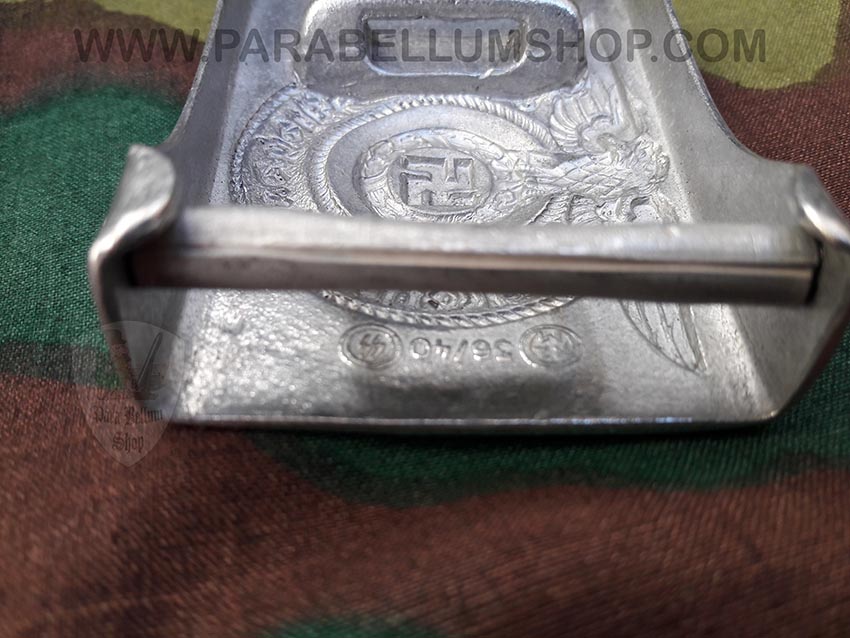 Aluminium buckle Waffen SS museum quality