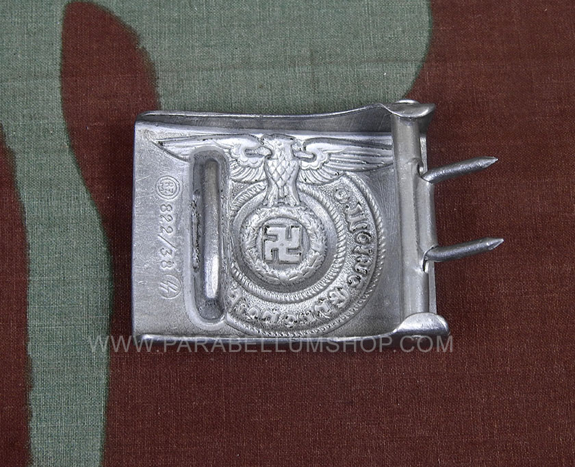 Aluminium buckle Waffen SS museum quality