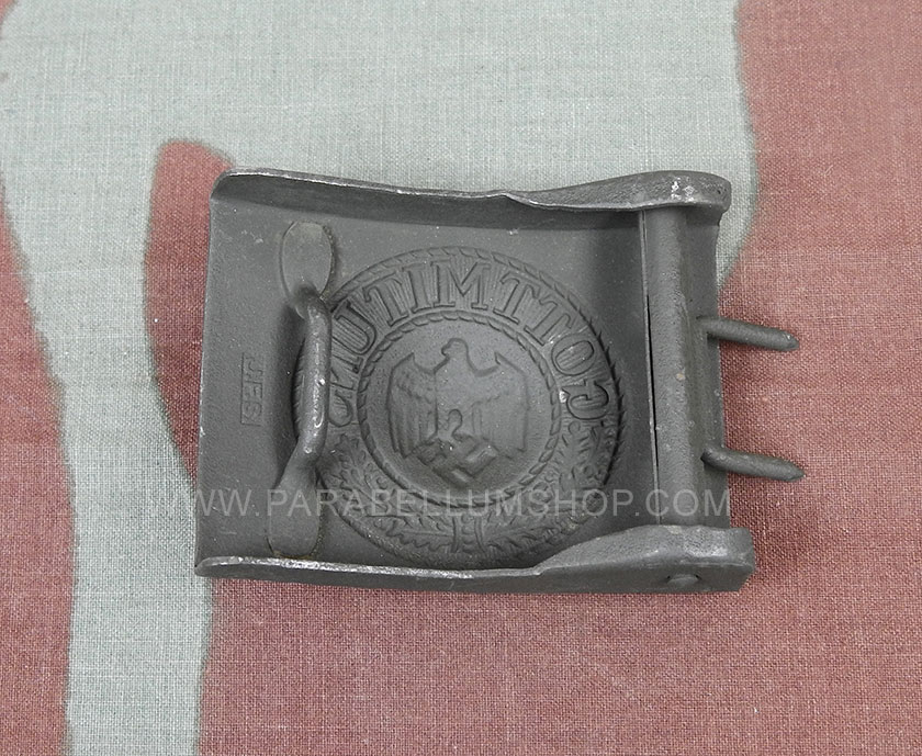 WW2 German Army feldgrau steel buckle Heer High Quality