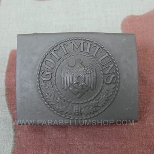 WW2 German Army feldgrau steel buckle Heer High Quality
