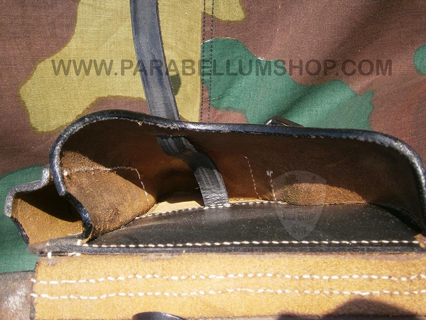 Holster Luger P08 black leather