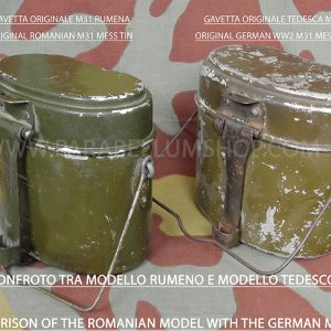 Original WW2 M31 Romanian Mess Tin - perfect copy of the German model