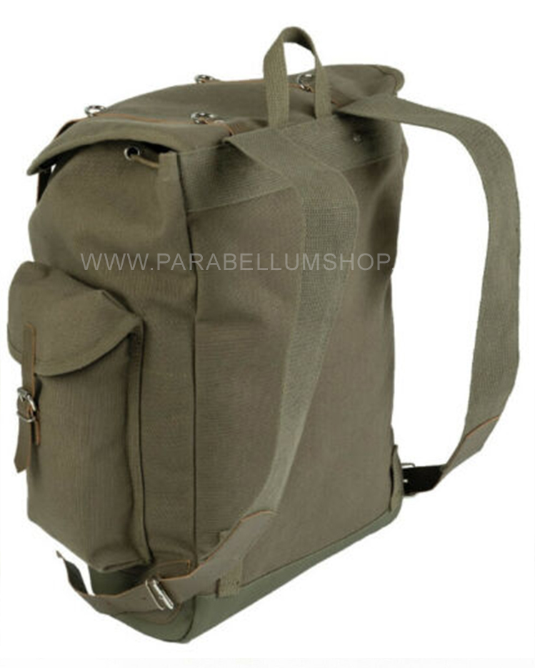 Green vintage German mountain backpack