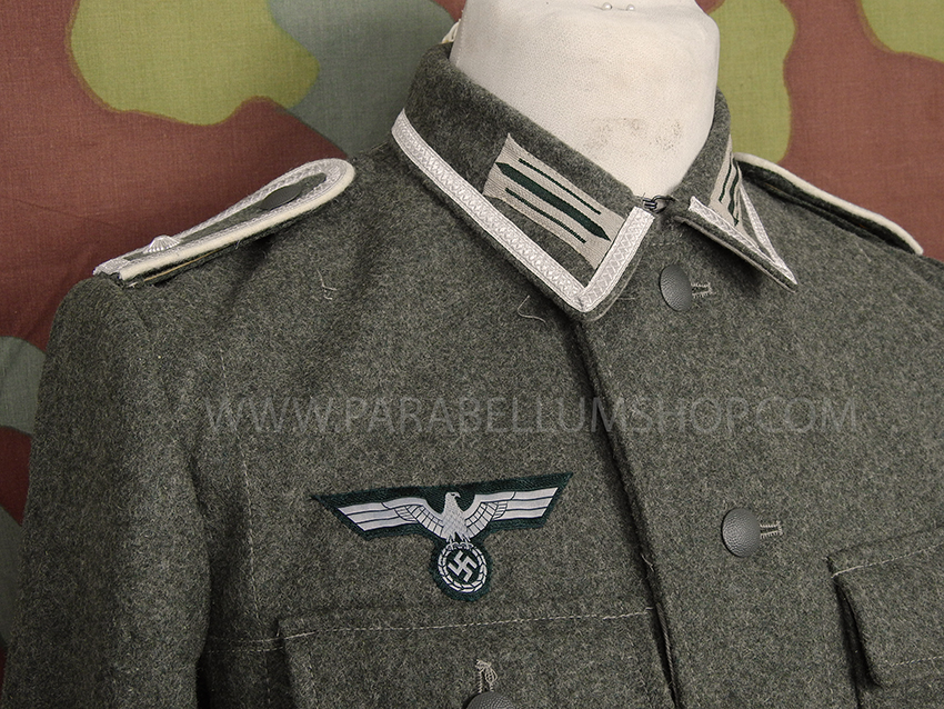 German WW2 NCO Heer Field tunic M40 with insignia